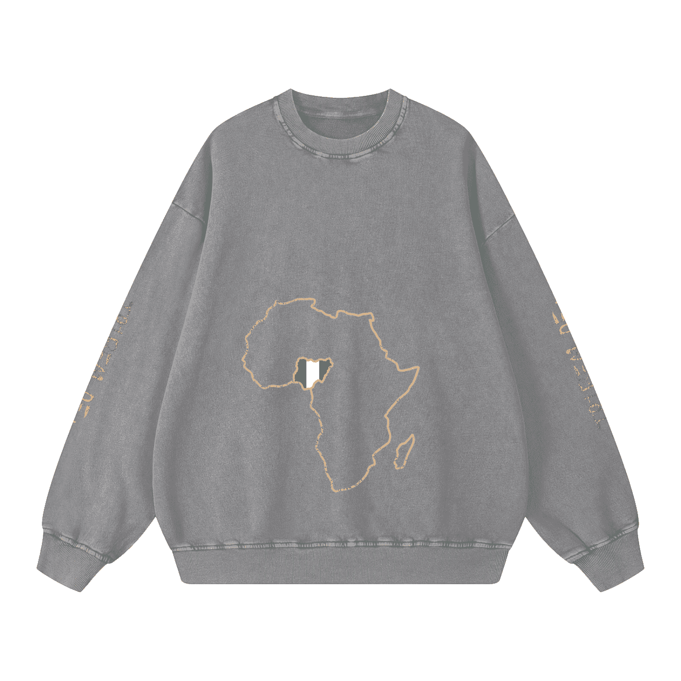 Snow Washed Oversized Sweatshirt - Tribemodeplus