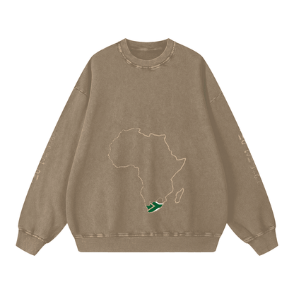 Snow Washed Oversized Sweatshirt - Tribemodeplus