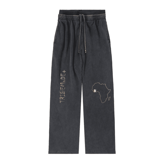 Vintage Washed Waist Pants - Tribemodeplus