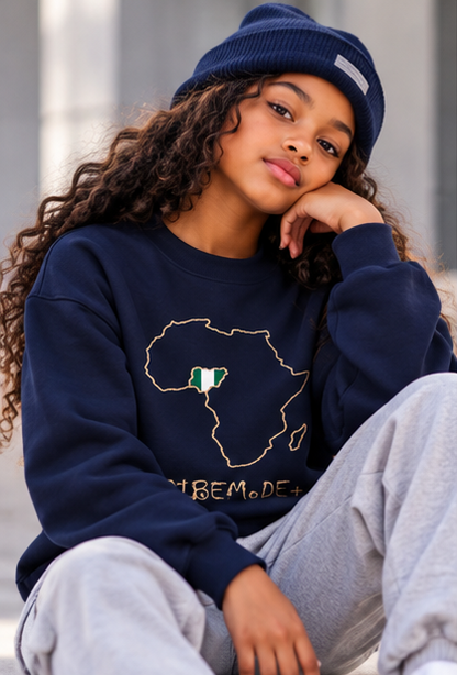 Nigeria Kids' Sweatshirt — Essential Fleece