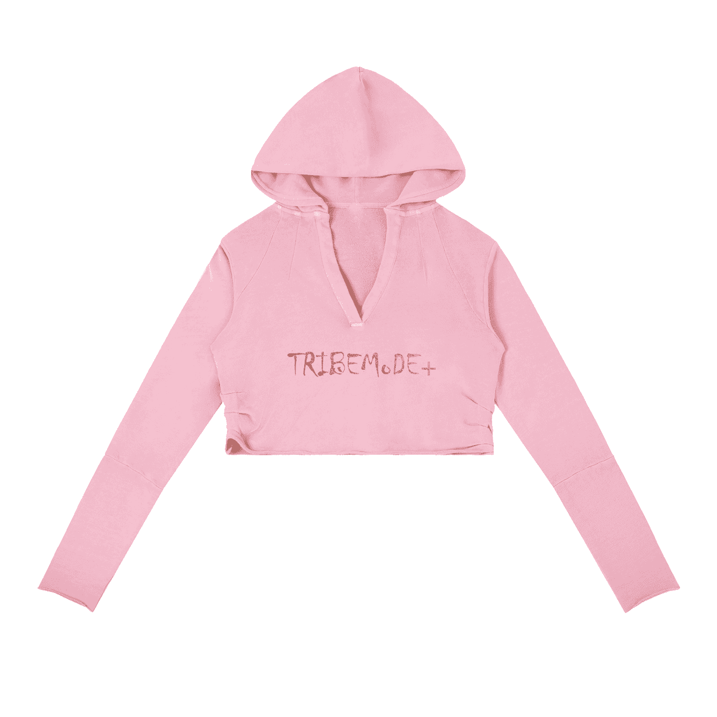 Vintage Washed Raw Edge Hoodie - Tribemodeplus