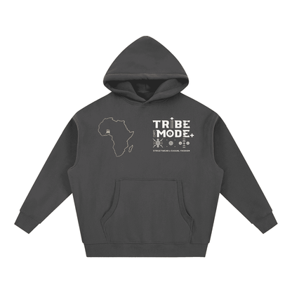 Essential Oversized Boxy Fit Fleece Hoodie - Tribemodeplus