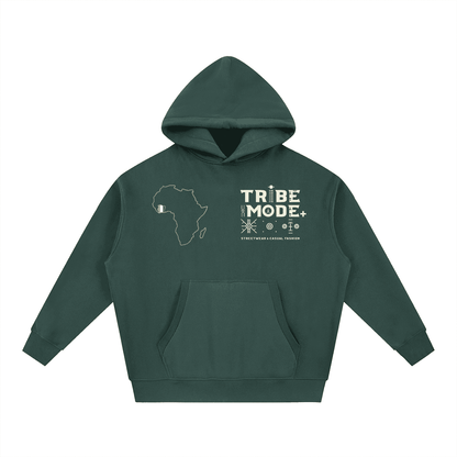 Essential Oversized Boxy Fit Fleece Hoodie - Tribemodeplus