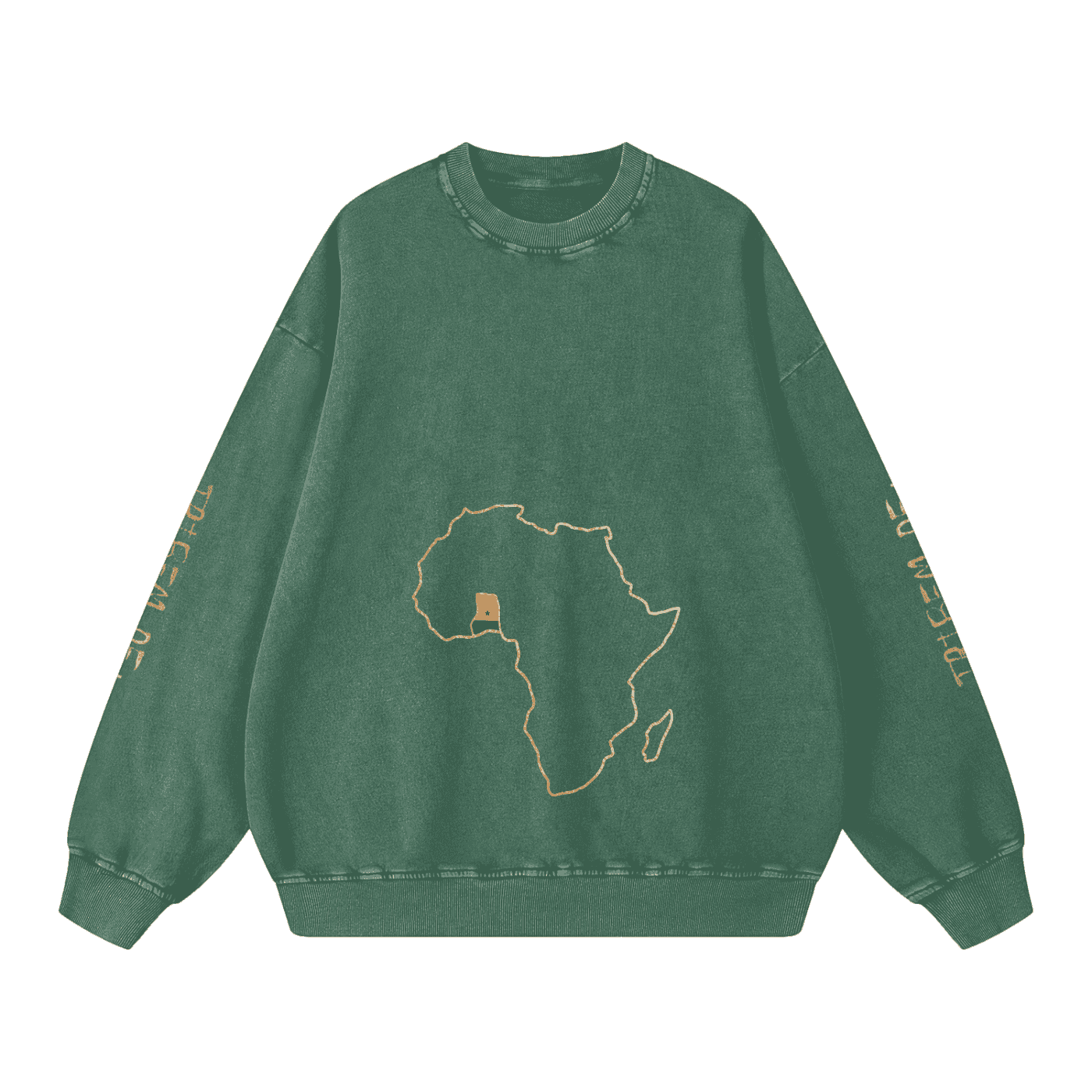 Snow Washed Oversized Sweatshirt - Tribemodeplus