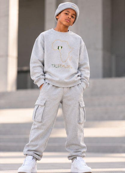 Nigeria Kids' Sweatshirt — Essential Fleece