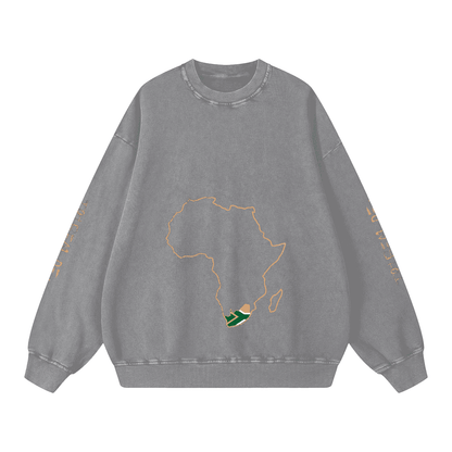 Snow Washed Oversized Sweatshirt - Tribemodeplus