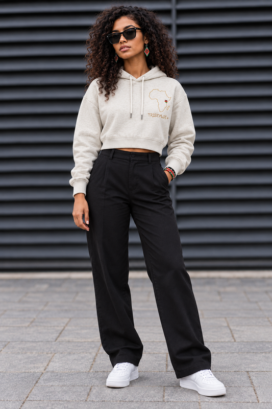 Kenya Cropped Hoodie — Essential