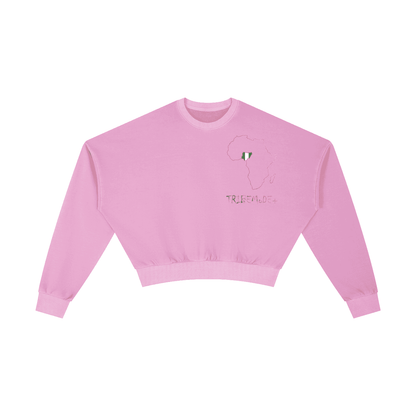 Vintage Washed Cropped Sweatshirt - Tribemodeplus