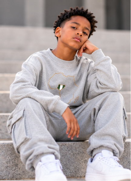 Nigeria Kids' Sweatshirt — Essential Fleece