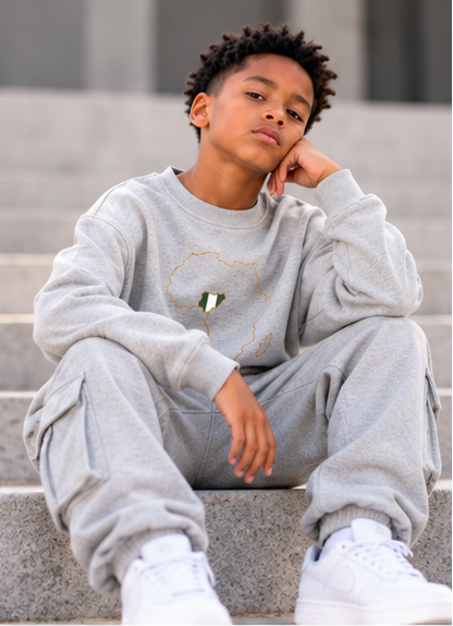 Nigeria Kids' Sweatshirt — Essential Fleece