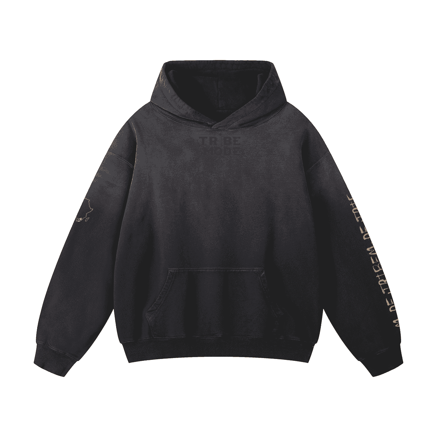 Heavyweight Sunfade Oversized Hoodie - Tribemodeplus