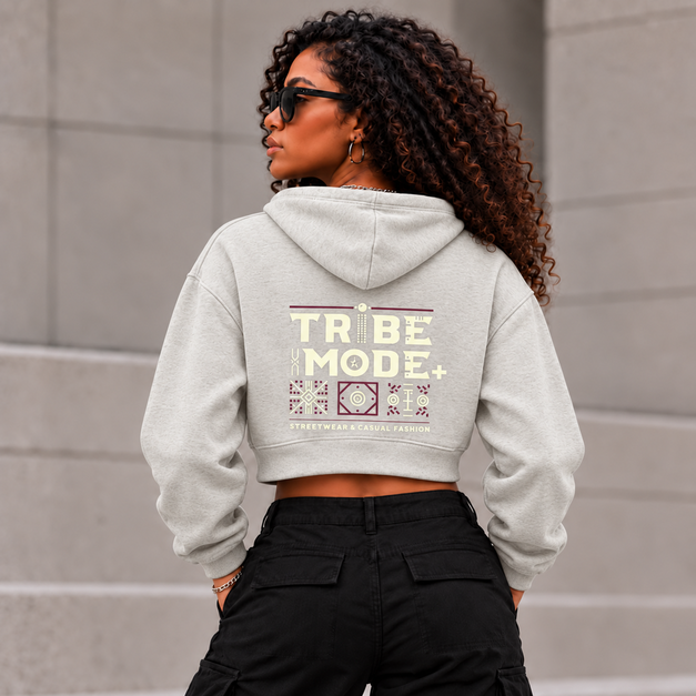 Ghana Cropped Hoodie — Essential