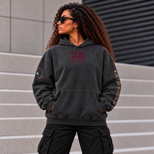 Nigeria Heavyweight Sunfade Oversized Hoodie