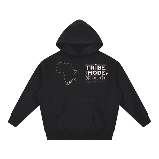 Essential Oversized Boxy Fit Fleece Hoodie - Tribemodeplus