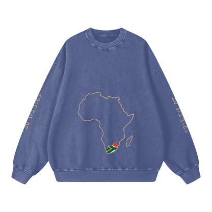 Snow Washed Oversized Sweatshirt - Tribemodeplus