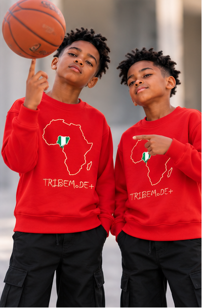 Nigeria Kids' Sweatshirt — Essential Fleece