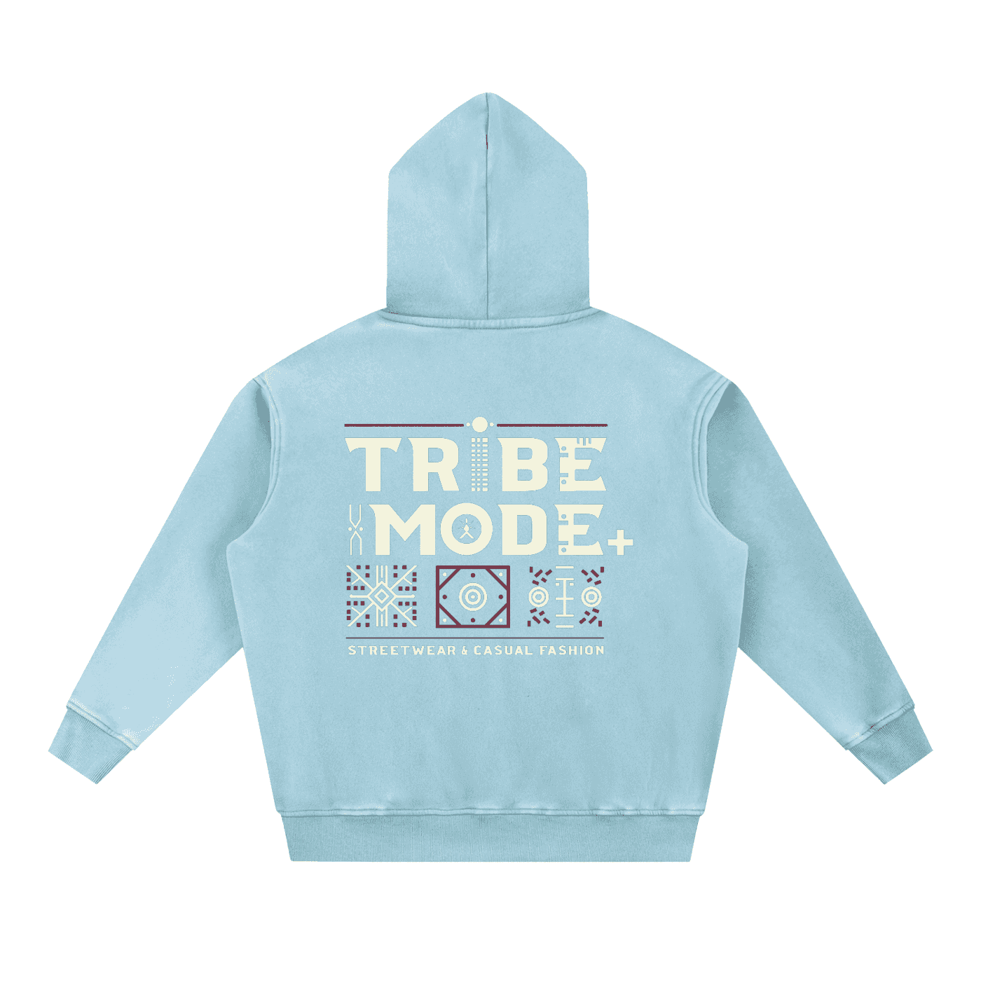 Snow Wash Fleece Oversize Hoodie - Tribemodeplus