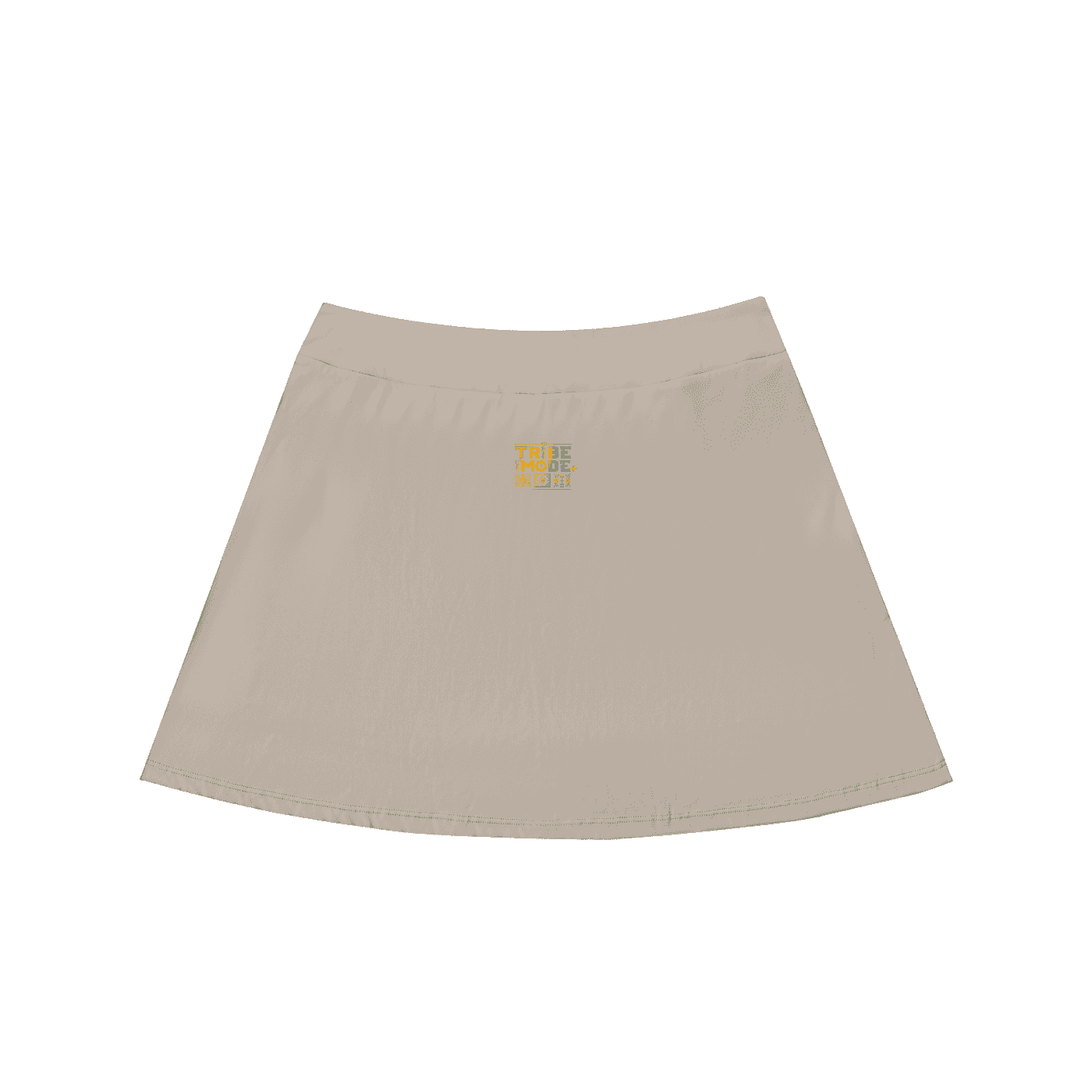 High-Waist Pocketed A-Line Skirt - Tribemodeplus