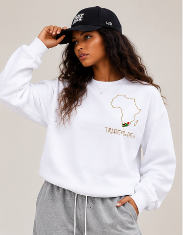 South Africa Drop Shoulder Sweatshirt — Heavyweight