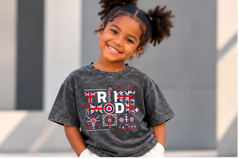 United Kingdom Snow Washed Kids' T-Shirt