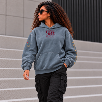Ghana Oversized Hoodie  —  Heavyweight Sunfade