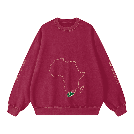 Snow Washed Oversized Sweatshirt - Tribemodeplus