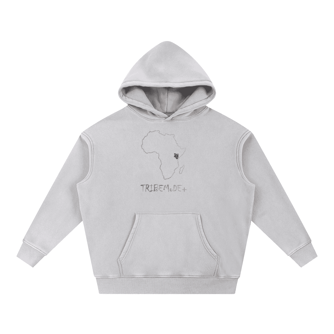 Snow Wash Fleece Oversize Hoodie - Tribemodeplus