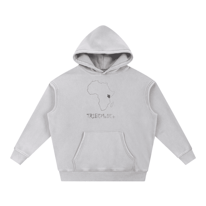 Snow Wash Fleece Oversize Hoodie - Tribemodeplus