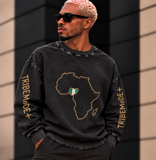 Snow Washed Oversized Sweatshirt