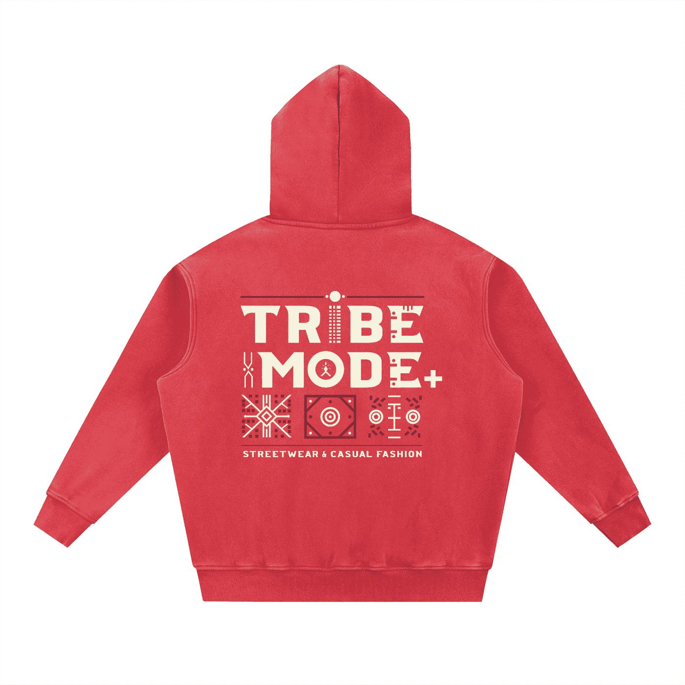 Snow Wash Fleece Oversize Hoodie - Tribemodeplus