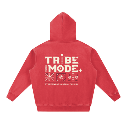 Snow Wash Fleece Oversize Hoodie - Tribemodeplus