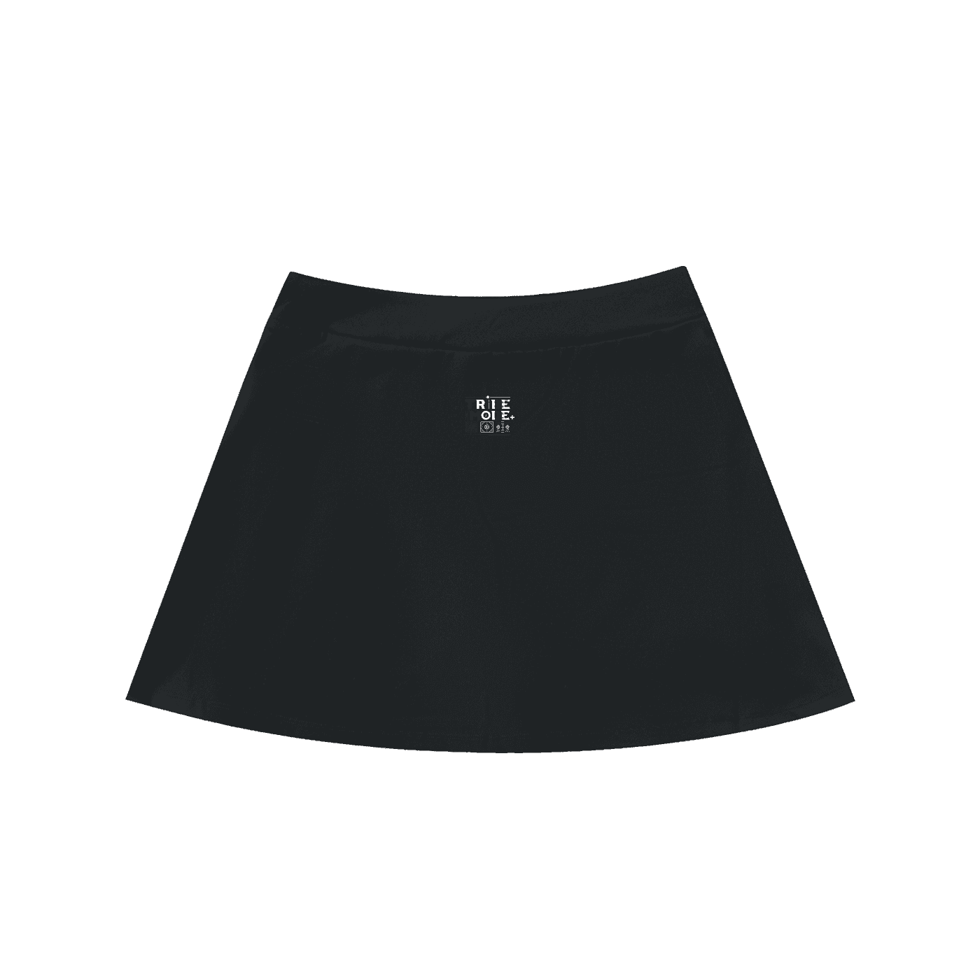 High-Waist Pocketed A-Line Skirt - Tribemodeplus