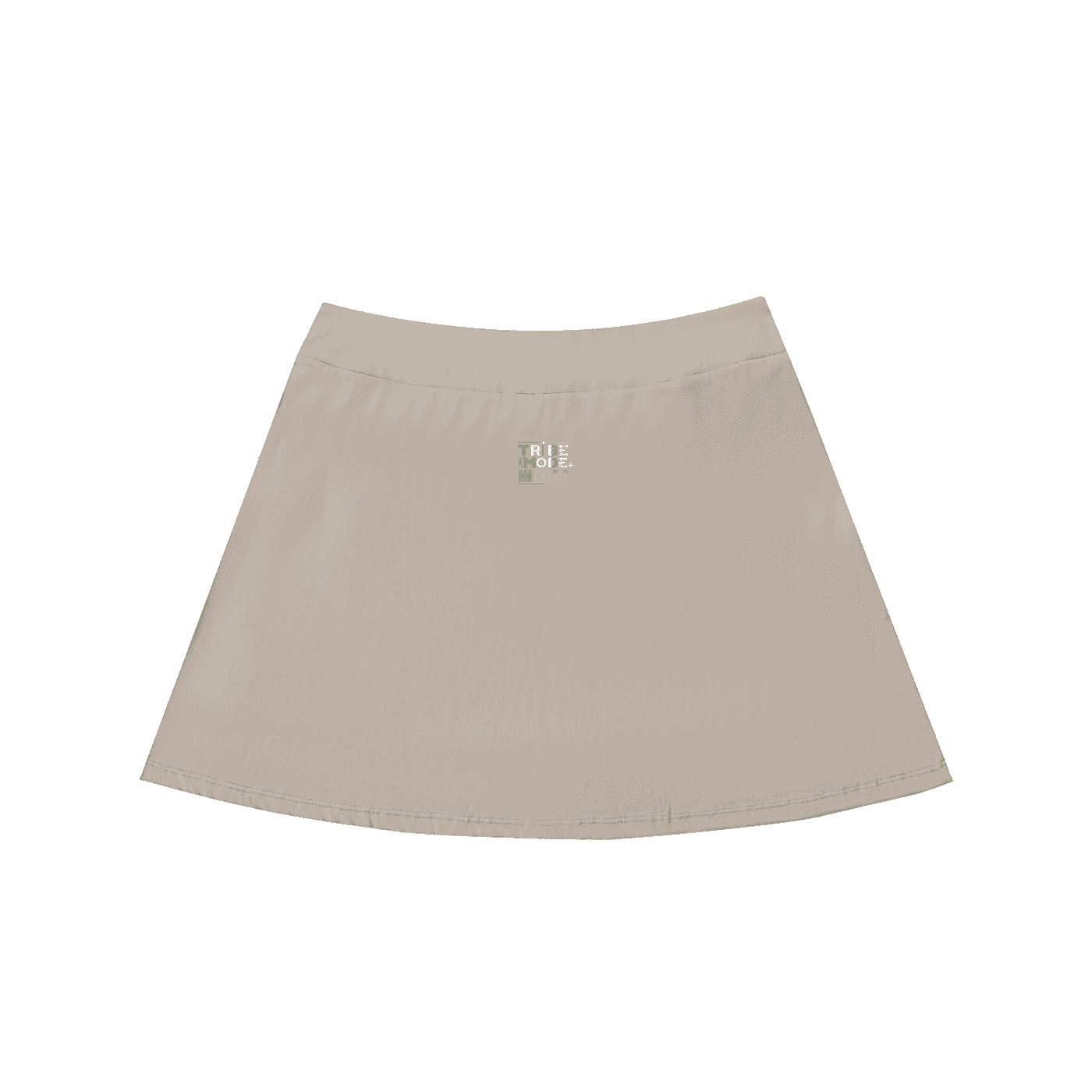 High-Waist Pocketed A-Line Skirt - Tribemodeplus