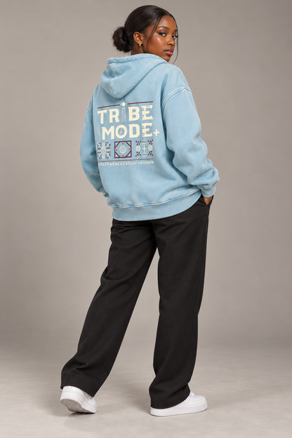 Kenya Oversized Hoodie — Snow Wash Fleece