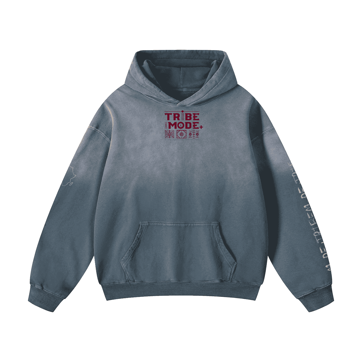 Heavyweight Sunfade Oversized Hoodie - Tribemodeplus