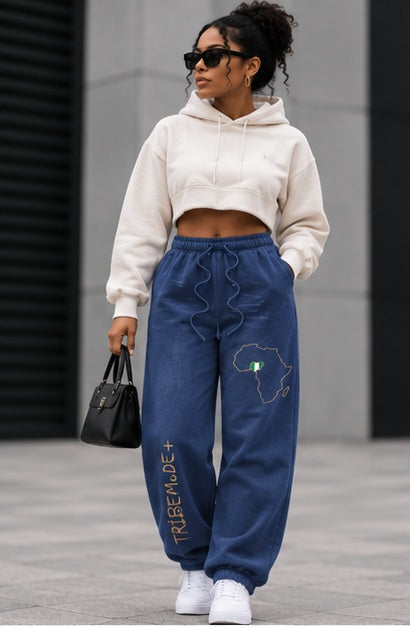 Nigeria Sweatpants — Sunfade Fleeced