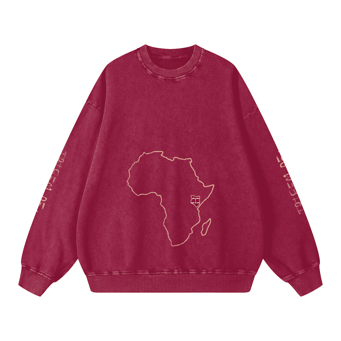 Snow Washed Oversized Sweatshirt - Tribemodeplus
