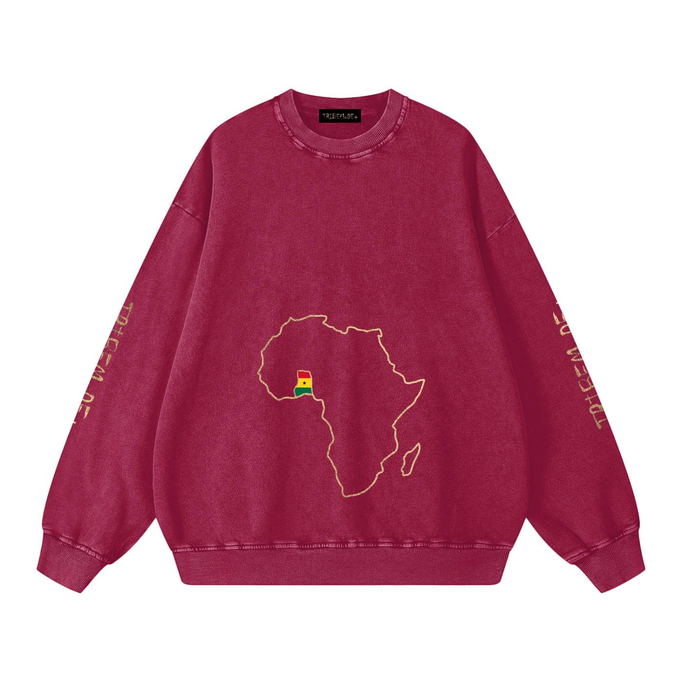 Snow Washed Oversized Sweatshirt - Tribemodeplus