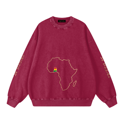 Snow Washed Oversized Sweatshirt - Tribemodeplus
