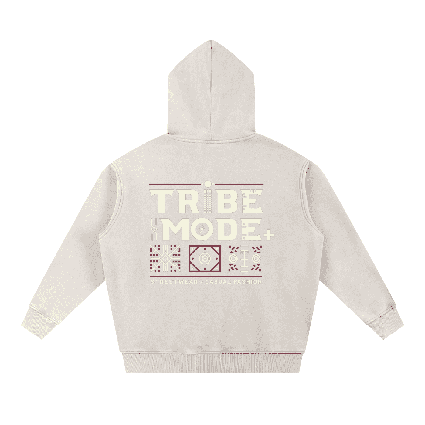 Snow Wash Fleece Oversize Hoodie - Tribemodeplus