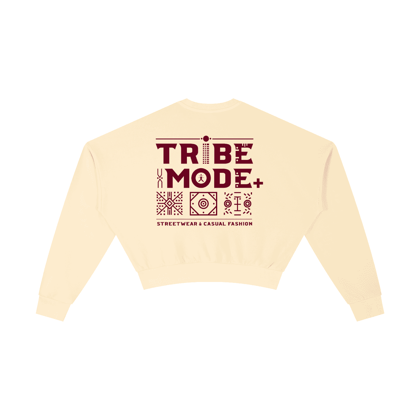 Vintage Washed Cropped Sweatshirt - Tribemodeplus