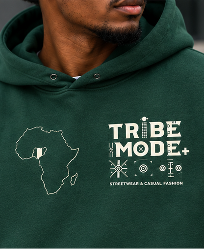 Nigeria Fleece Hoodie — Essential Oversized Boxy Fit
