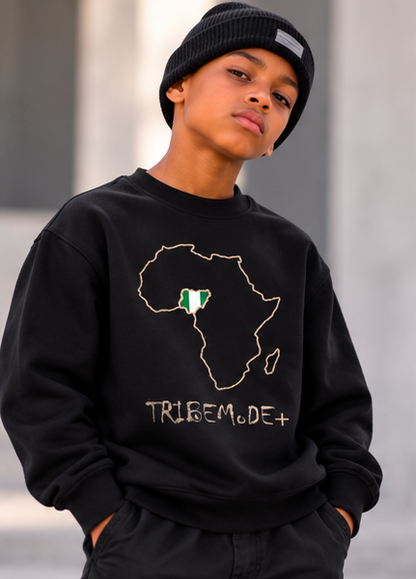 Nigeria Kids' Sweatshirt — Essential Fleece