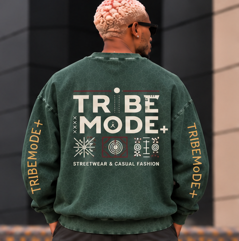 Nigeria Oversized Sweatshirt — Snow Washed