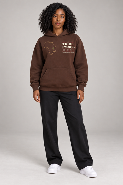 Kenya Fleece Hoodie — Essential Oversized Boxy Fit