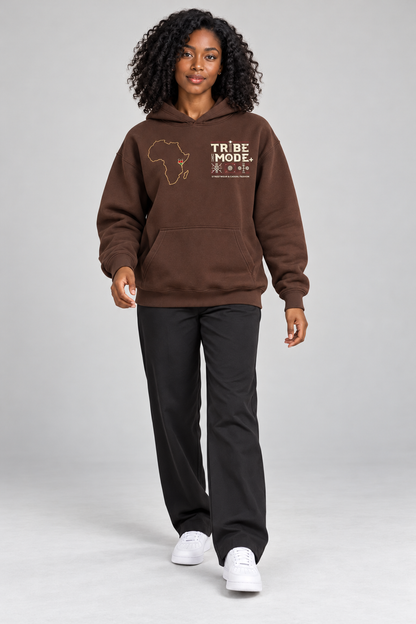 Kenya Fleece Hoodie — Essential Oversized Boxy Fit