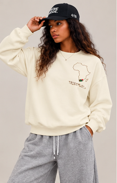 South Africa Drop Shoulder Sweatshirt — Heavyweight