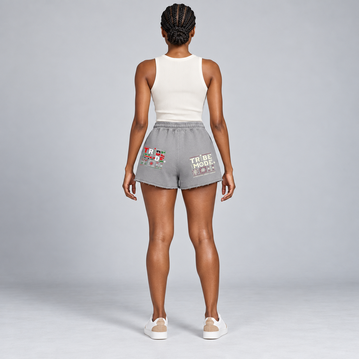 Kenya Shorts — Snow Washed Raw Edge