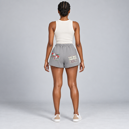 Kenya Shorts — Snow Washed Raw Edge