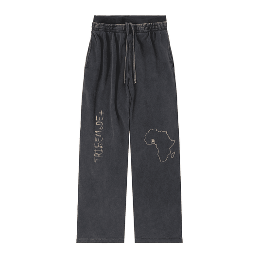 Vintage Washed Waist Pants - Tribemodeplus